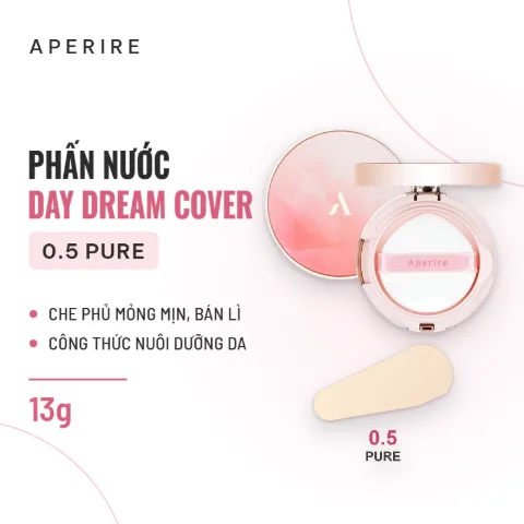 Phấn Nước Aperire Day Dream Cover 13g - 0.5 Pure