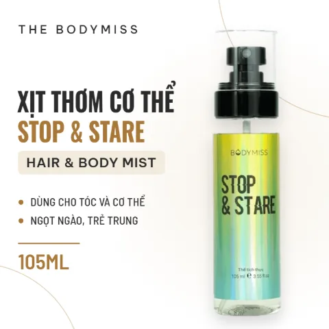 Xịt Thơm Cơ Thể The Bodymiss Hair & Body Mist 105ml