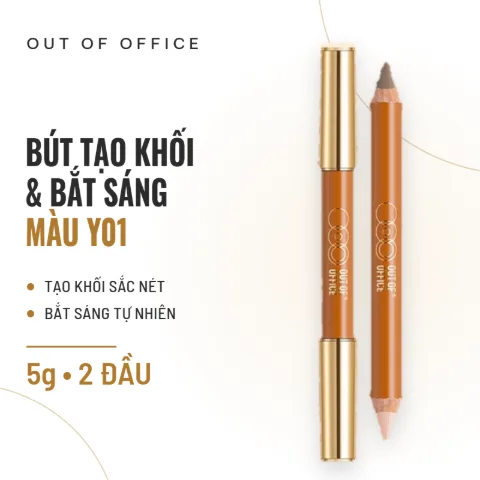 Bút Tạo Khối Và Bắt Sáng Out Of Office Contour & Highlight Duo Pencil 5g