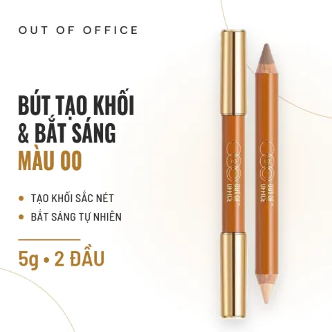 Bút Tạo Khối Và Bắt Sáng Out Of Office Contour & Highlight Duo Pencil 5g