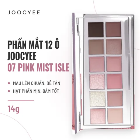 Phấn Mắt Joocyee 12 Ô 12 Shades Eyeshadow Palette 14g