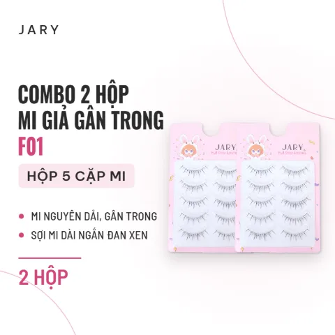 Mi Giả Gân Trong Jary Full Strip Lashes - Combo 2 F01