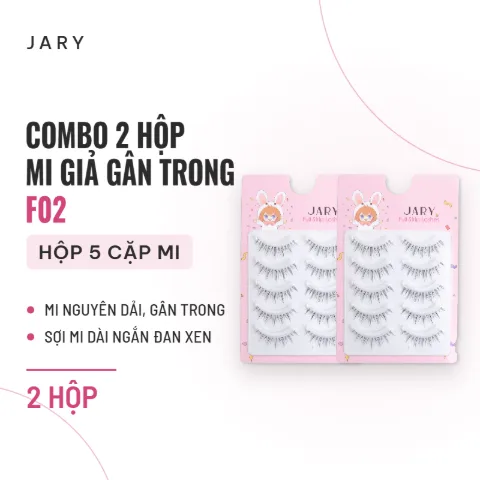 Mi Giả Gân Trong Jary Full Strip Lashes - Combo 2 F02