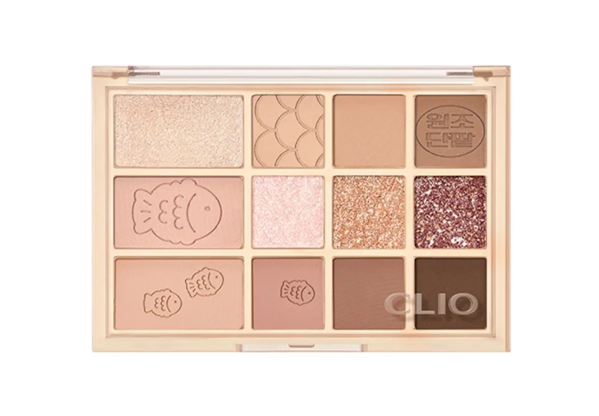 Bảng Phấn Mắt 12 Ô Clio Shade & Shadow Palette - 04 Original Red Bean (HSD 10/2026)
