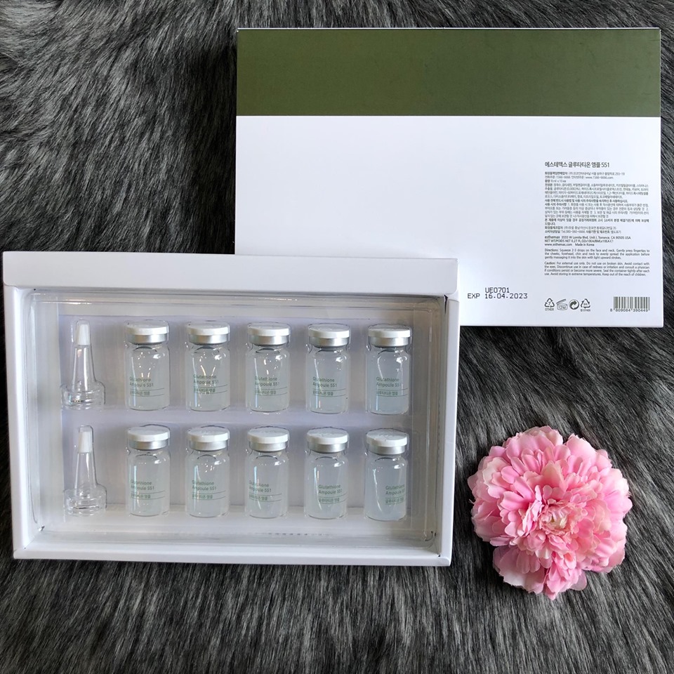 Serum trắng da Esthemax Glutathione Ampoule 551