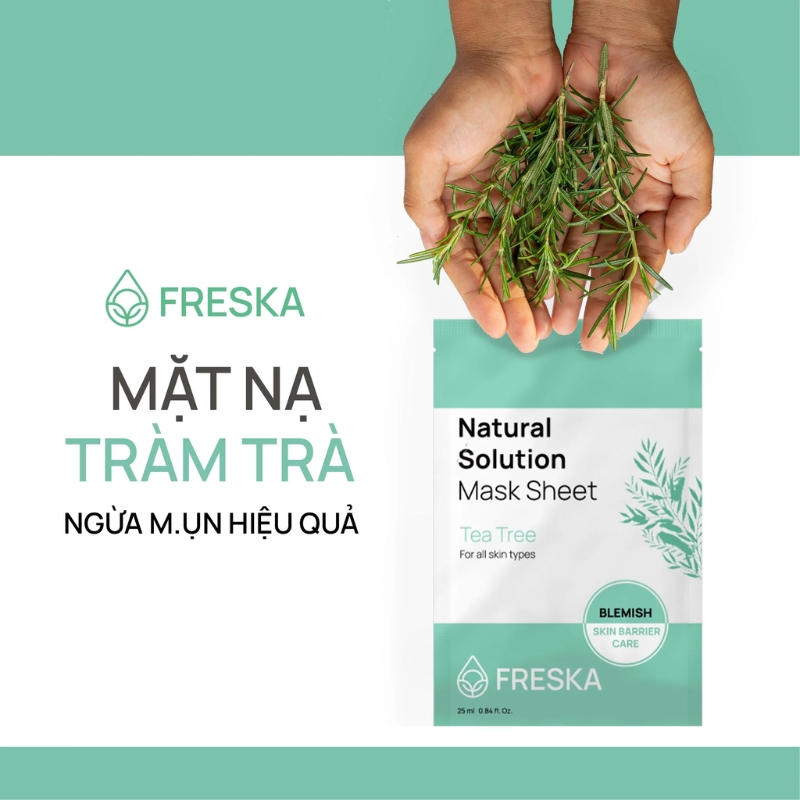 Mặt Nạ Giấy Freska Natural Solution Mask Sheet 25ml