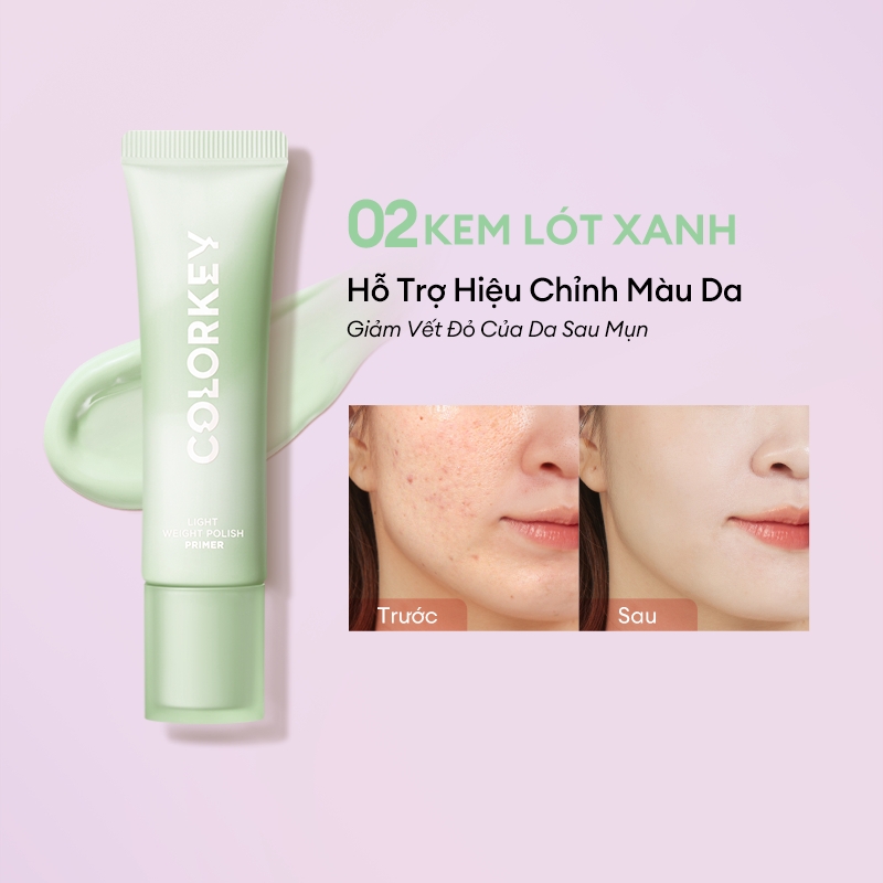 Kem Lót Colorkey Light Weight Polish Primer 30g