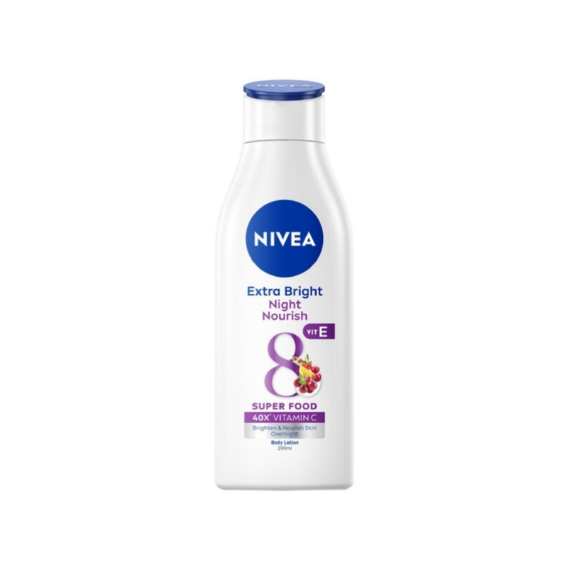 Sữa Dưỡng Thể Nivea Làm Sáng & Săn Chắc Da Ban Đêm Extra Bright Night Nourish (Tím)