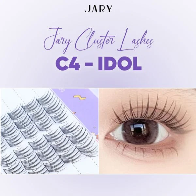 Mi Giả Cụm Tự Nhiên Jary Cluster Lashes (5 Hàng) (Không Có Keo)