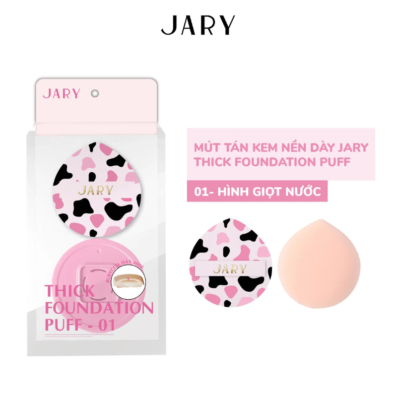 Mút Tán Kem Nền Dày Jary Thick Foundation Puff