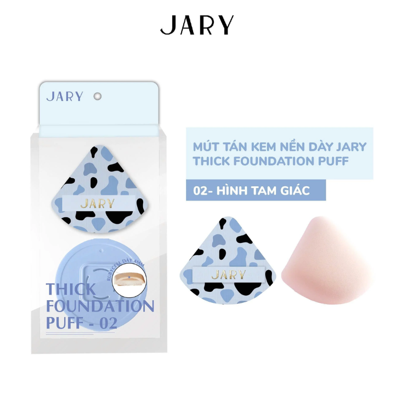 Mút Tán Kem Nền Dày Jary Thick Foundation Puff