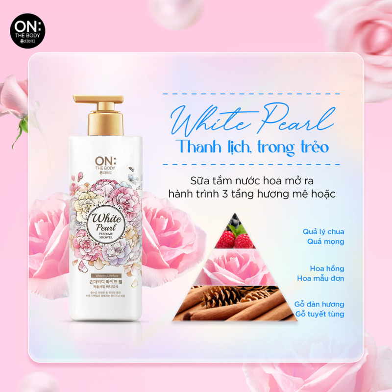 Sữa Tắm On:The Body Perfume Shower Body Wash 500g