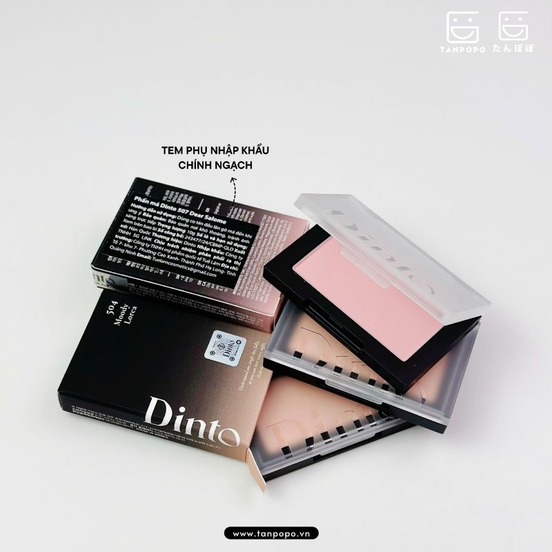 Phấn Má Hồng Thuần Chay Dinto Blur-Finish All That Moments Blusher 4.5g