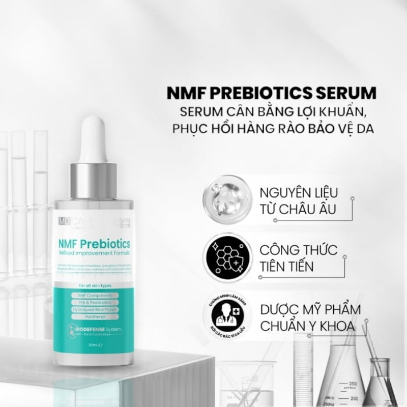 Tinh Chất Cân Bằng Lợi Khuẩn, Phục Hồi Da MD Care NMF Prebiotics 30ml