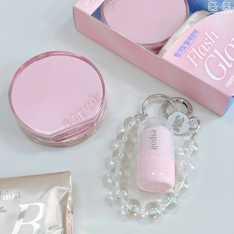 (HSD 11/2027) Set Phấn Nước Espoir Be Glow Volume Cushion Flash Glow Edition SPF42 13g - 20 Vanilla