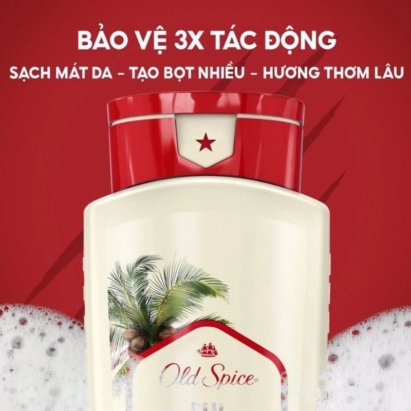 Sữa Tắm Nam Old Spice High Endurance Timber With Sandalwood 532ml (Nhập Khẩu Mỹ)
