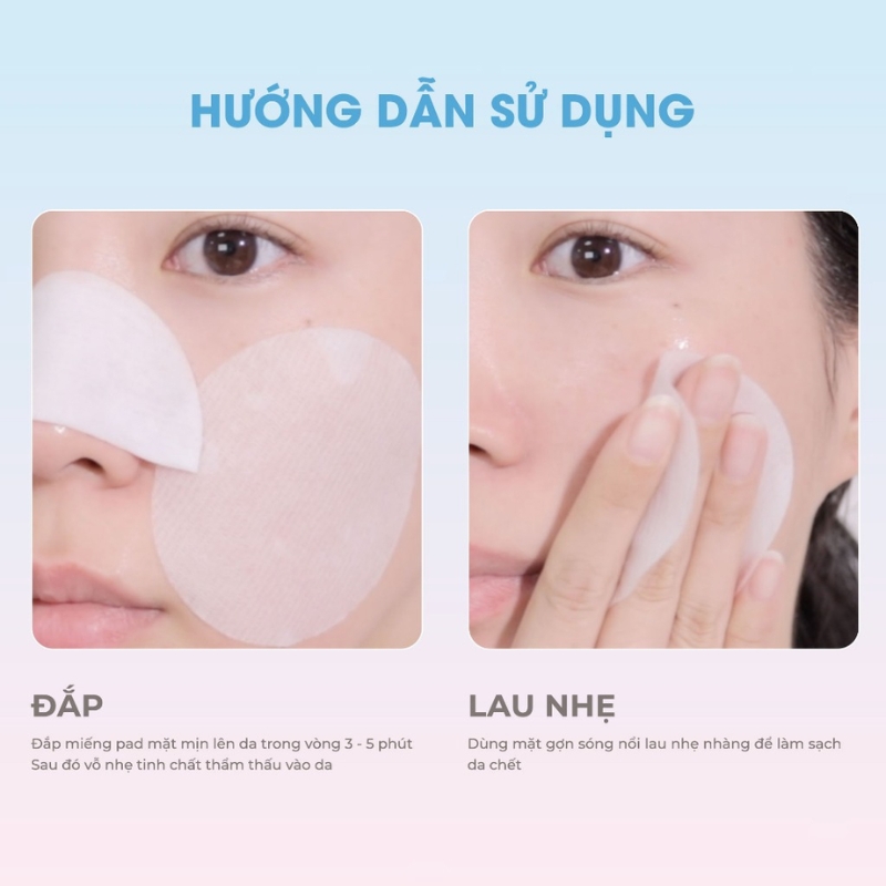 Miếng Bông Cấp Ẩm, Dịu Da Aperire Purity Blue Toner Pad 140ml (70 Miếng)