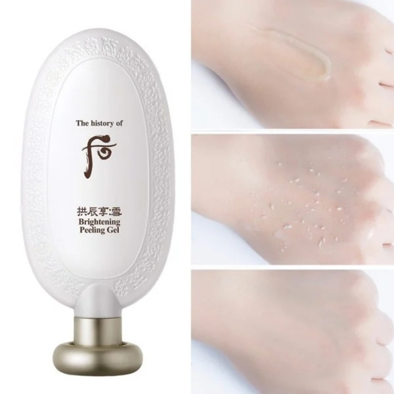 Bộ Tẩy Da Chết Dưỡng Trắng + Sữa Rửa Mặt Whoo Gongjinhyang Seol Brightening Peeling Gel Special Set