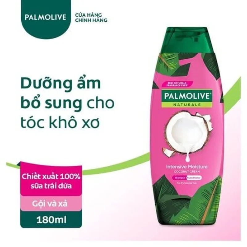 Dầu Gội Kèm Dầu Xả 2in1 Palmolive 180ml