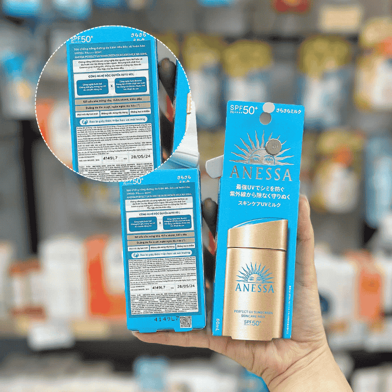 Sữa Chống Nắng Anessa Perfect UV Sunscreen Skincare Milk (Mẫu Mới 2024)