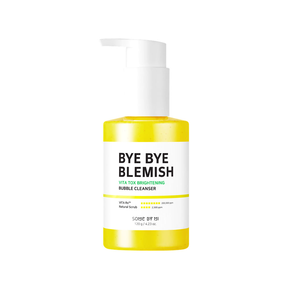 Sữa Rửa Mặt Tạo Bọt Some By Mi Bye Bye Blemish Vita Tox Brightening Bubble 120g