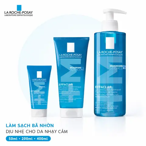 Sữa Rửa Mặt La Roche-Posay Cho Da Dầu, Nhạy Cảm Effaclar Gel Moussant Purifiant (Nhập Khẩu)