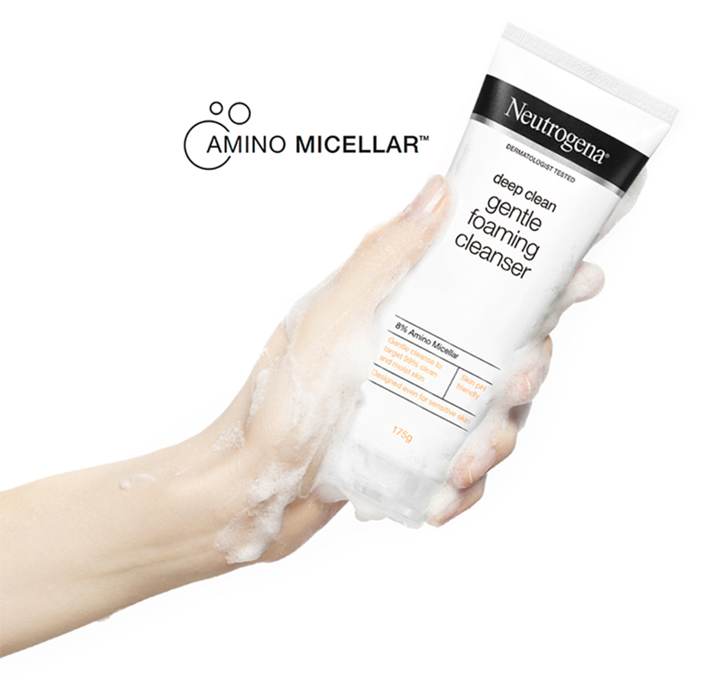 Sữa Rửa Mặt Neutrogena Sạch Sâu Và Kiểm Soát Nhờn Deep Clean Gentle Foaming Cleanser 100g