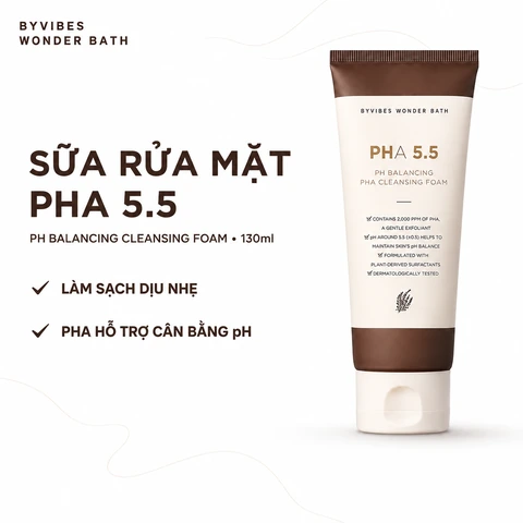 Sữa Rửa Mặt Wonder Bath PHA 5.5 Cleansing Foam 130ml