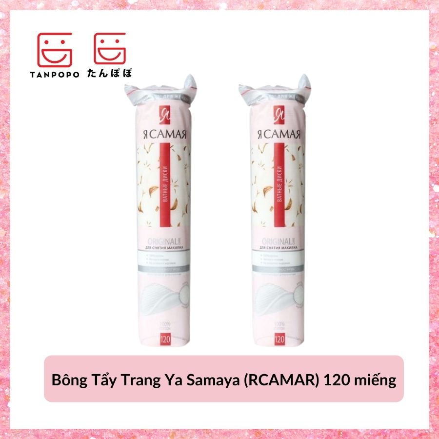 Bông Tẩy Trang Ya Samaya (RCAMAR) 120 miếng