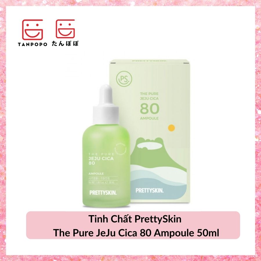 Tinh Chất PrettySkin The Pure JeJu Cica 80 Ampoule 50ml
