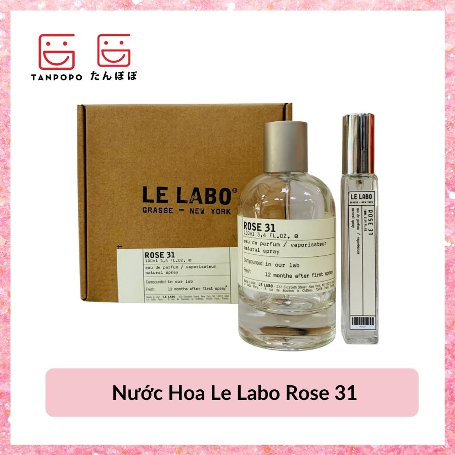 Nước Hoa Le Labo Rose 31