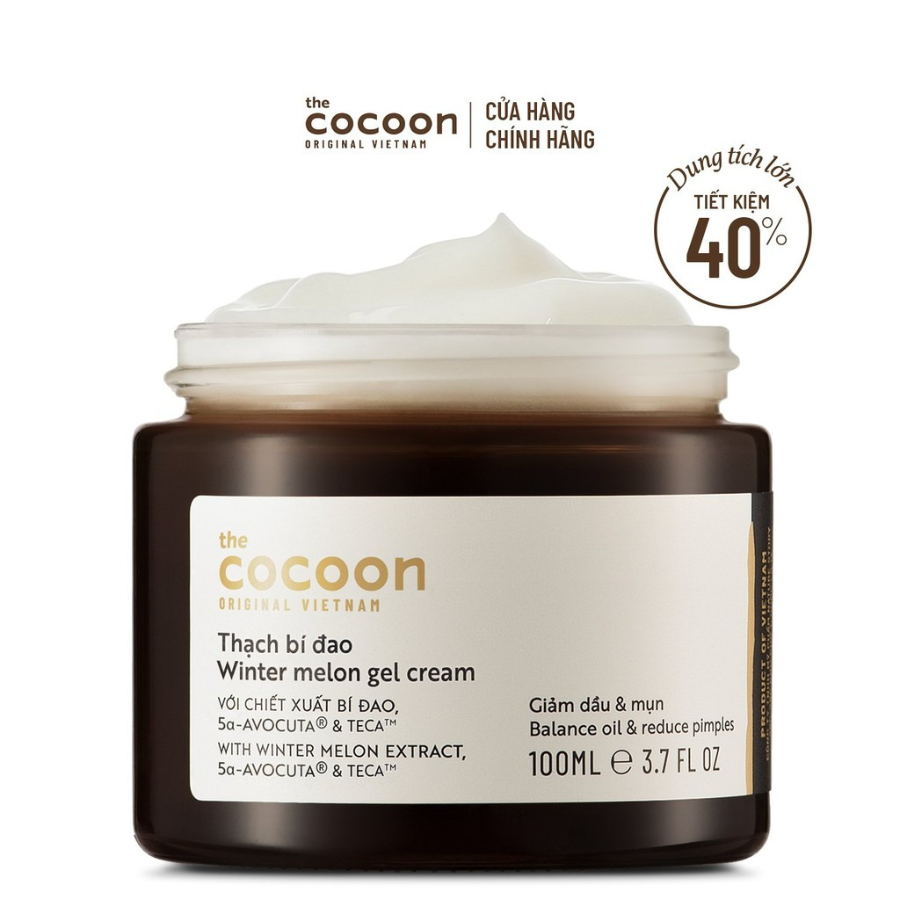 Thạch Bí Đao Cocoon Cung Cấp Ẩm Và Ngăn Ngừa Mụn Winter Melon Gel Cream