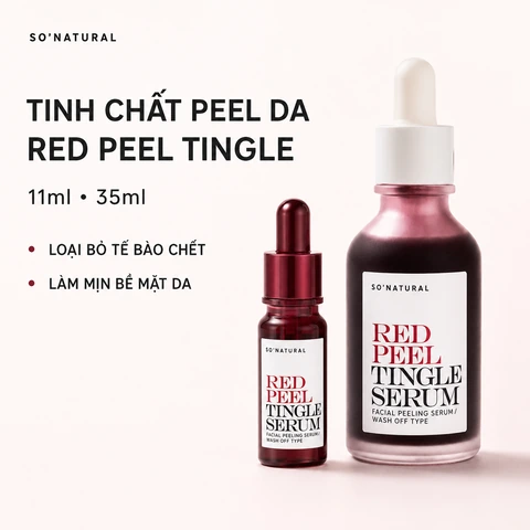 Tinh Chất Tái Tạo Da So Natural Red Peel Tingle Serum Facial Peeling