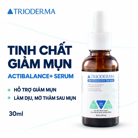 Tinh Chất Hỗ Trợ, Giảm Mụn, Mờ thâm Trioderma ActiBalance+ 30ml