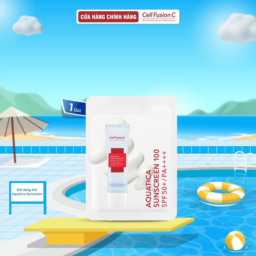 Kem Chống Nắng Cell Fusion C Cấp Ẩm Dịu Da Aquatica Suncreen