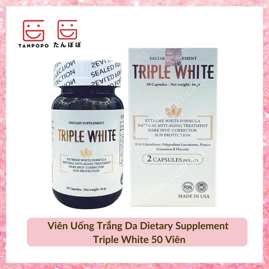 Viên Uống Trắng Da Dietary Supplement Triple White 50 Viên