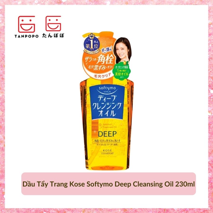 Dầu Tẩy Trang Kose Softymo Deep Cleansing Oil 230ml