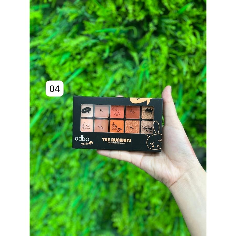 Phấn Mắt 10 Ô Odbo The Runways Eyeshadow Palette