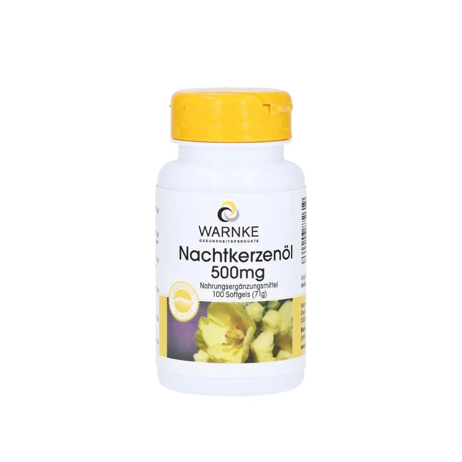 Tinh Dầu Hoa Anh Thảo Warnke Nachtkerzenöl 500mg (100 Viên)