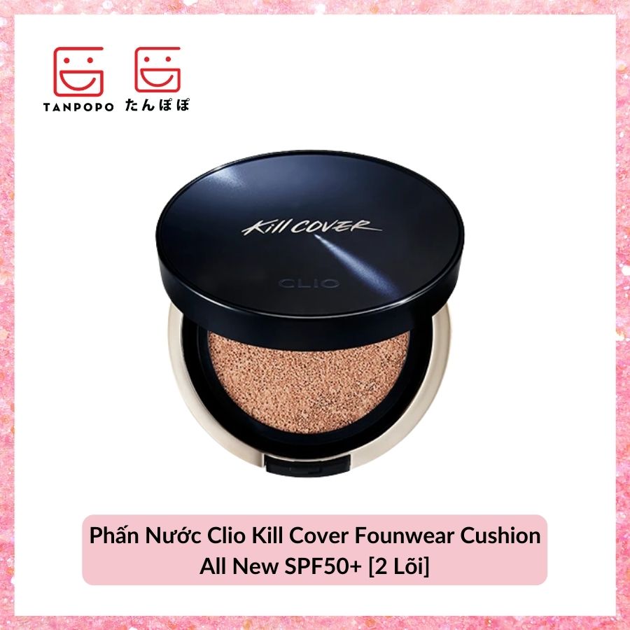 Phấn Nước Clio Kill Cover Founwear Cushion All New SPF50+ [2 Lõi]