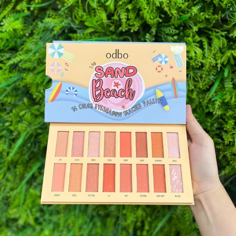 Phấn Mắt 16 Ô Odbo Sand Beach Eyeshadow