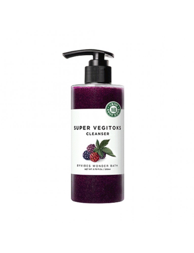 Sữa rửa mặt rau củ quả Super Vegitoks Cleanser (Purple)