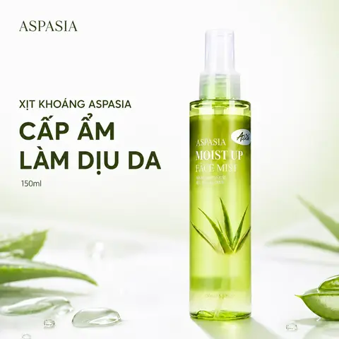Xịt Khoáng Cấp Ẩm, Làm Dịu Da Aspasia Moist Up Face Mist 150ml (Nhập Khẩu)