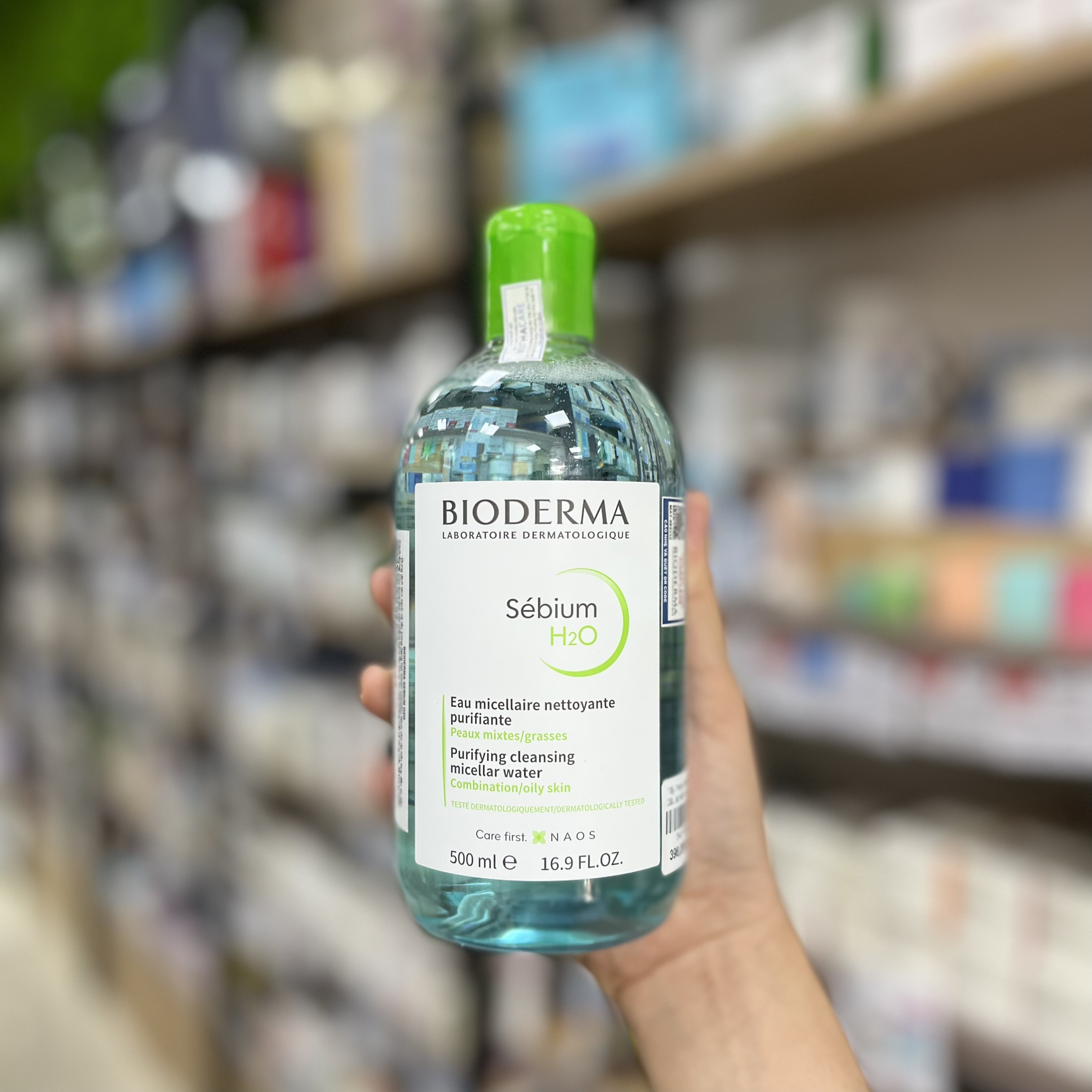 Tẩy Trang Bioderma Cho Da Dầu & Hỗn Hợp Sébium H2O (Nhập Khẩu)