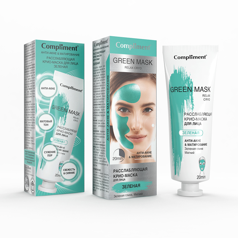 Mặt Nạ Đất Sét Xanh Compliment Green Mask 80ml