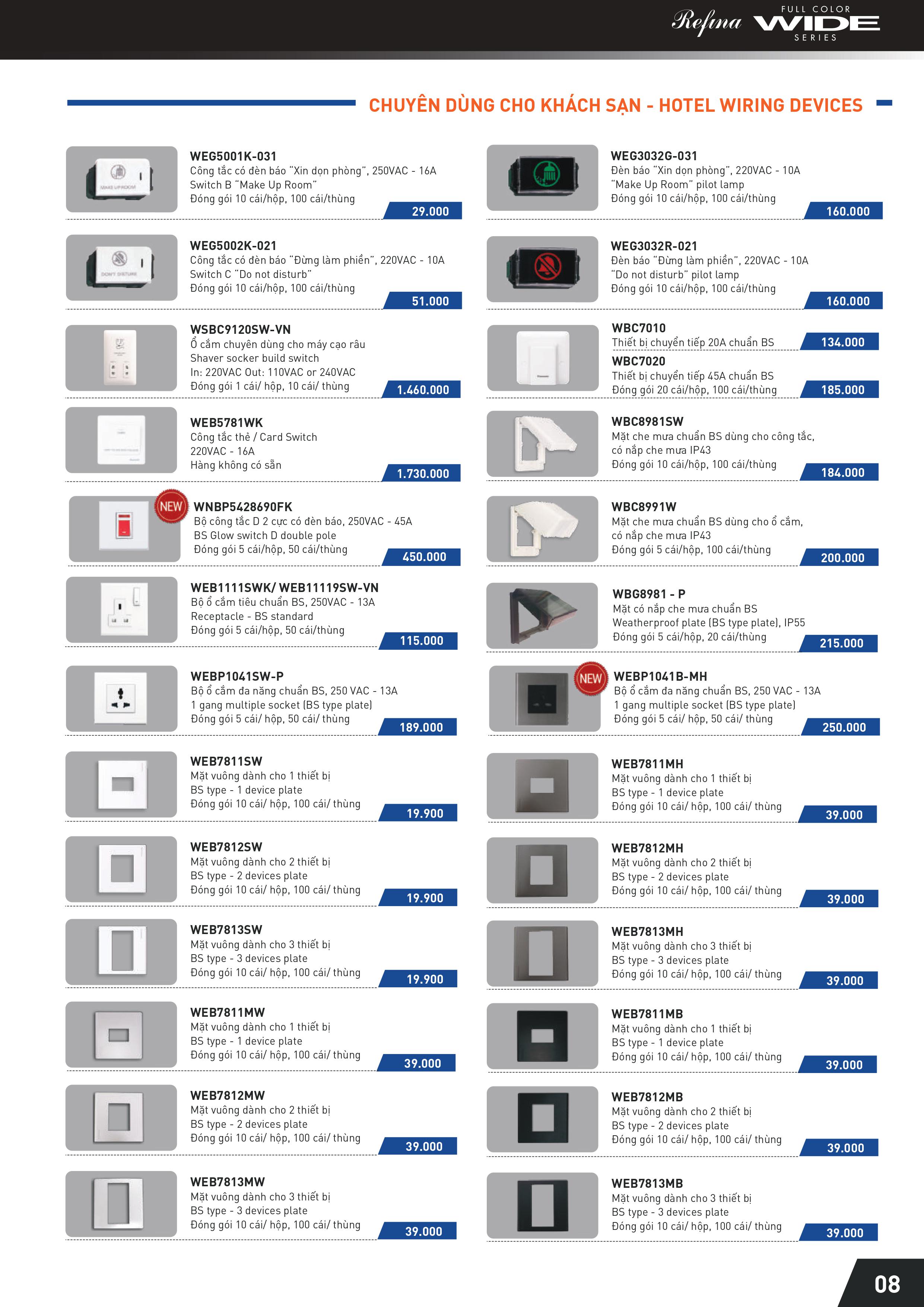 Bảng giá Panasonic