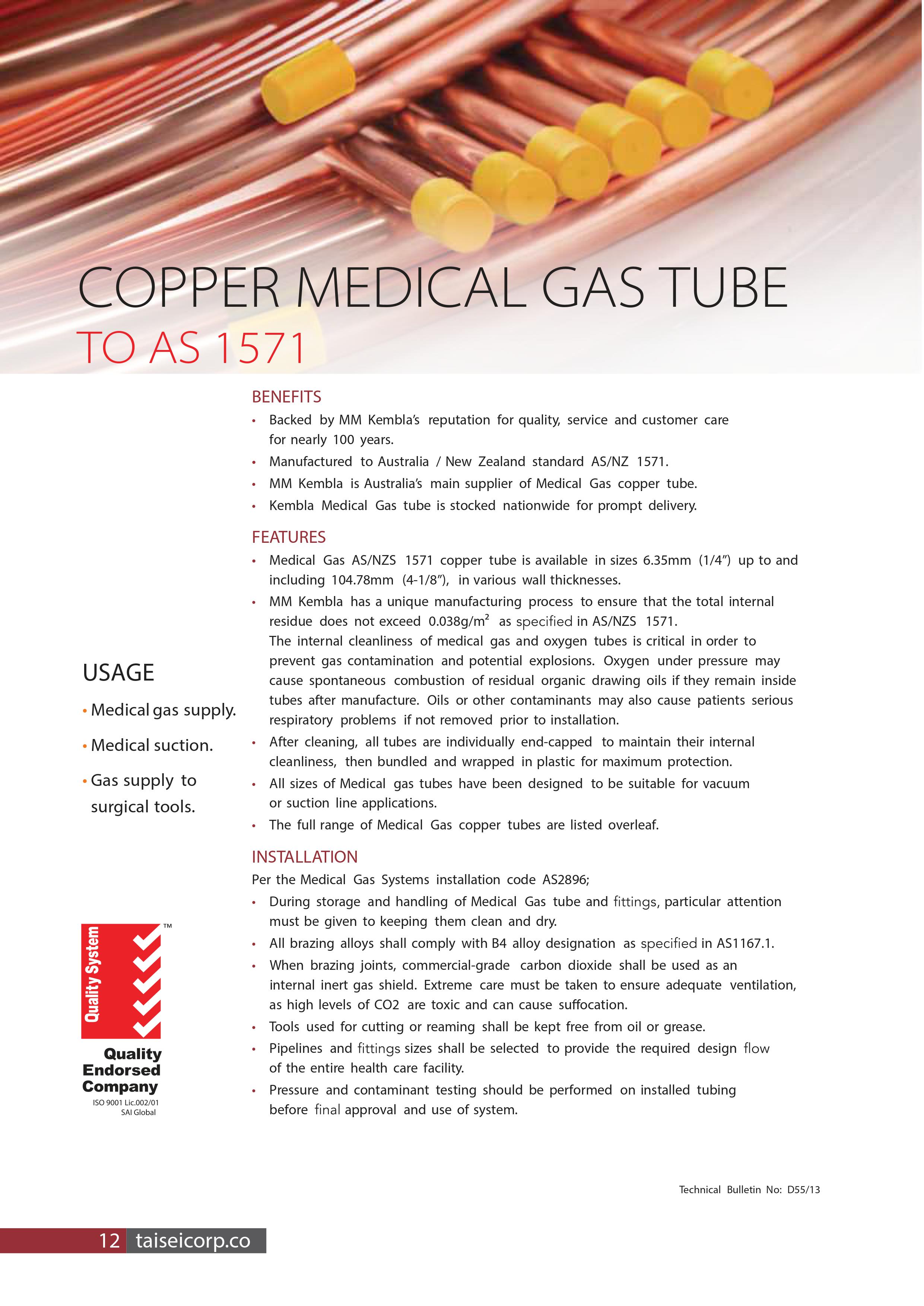 Ống đồng Taisei