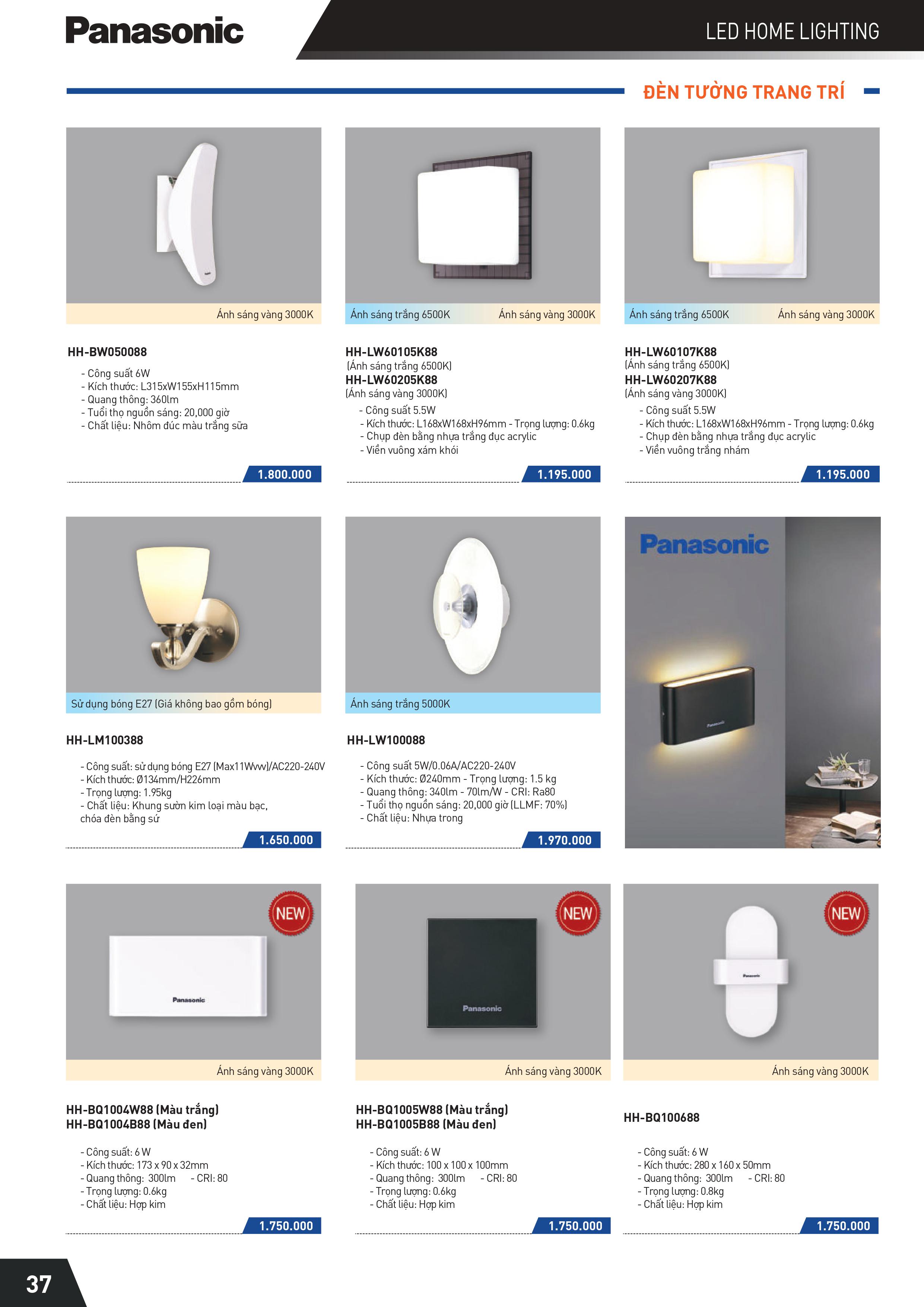 Bảng giá Panasonic
