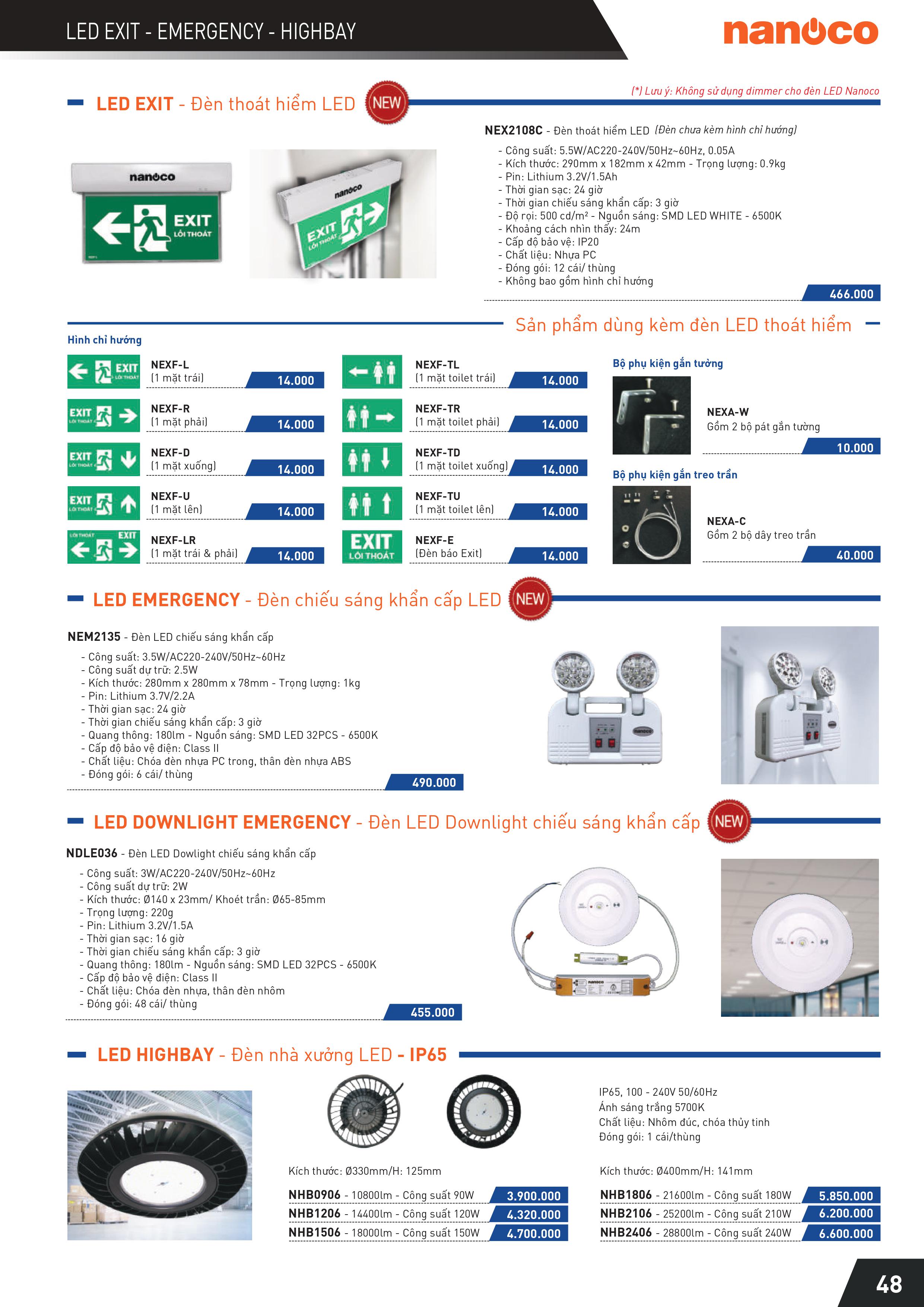 Bảng giá Panasonic