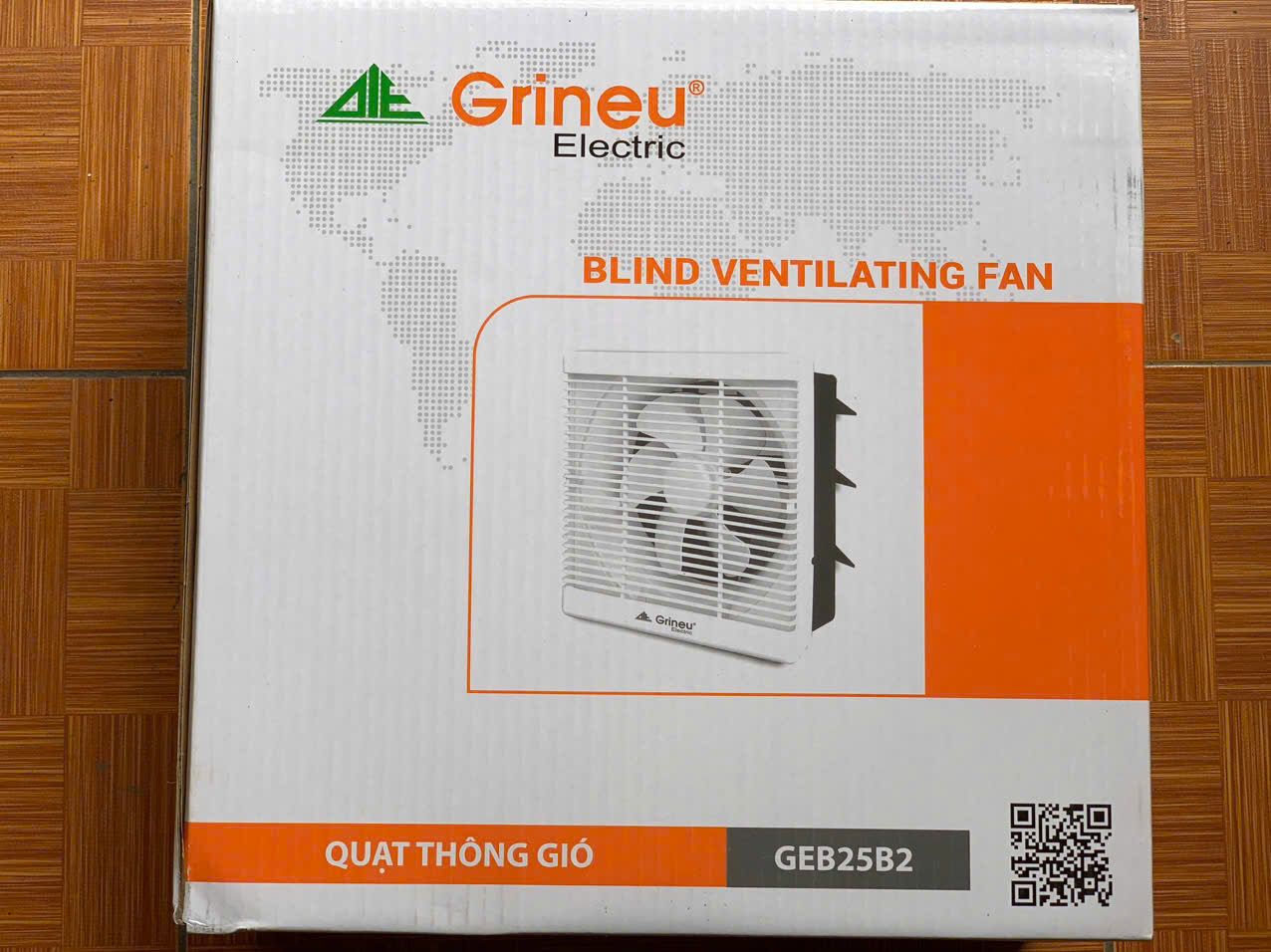 Quạt hút tường 300x300mm GEB25B2 (Grineu)